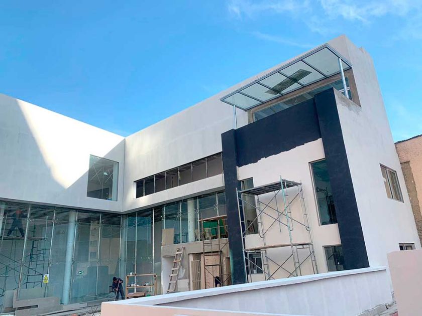 Reportan avances en la ampliación del Centro Cultural “Marina Núñez del Prado”