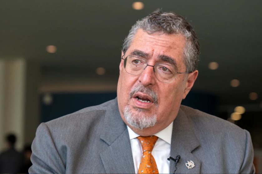 El presidente de Guatemala reclama en la ONU cooperación contra una corrupción globalizada