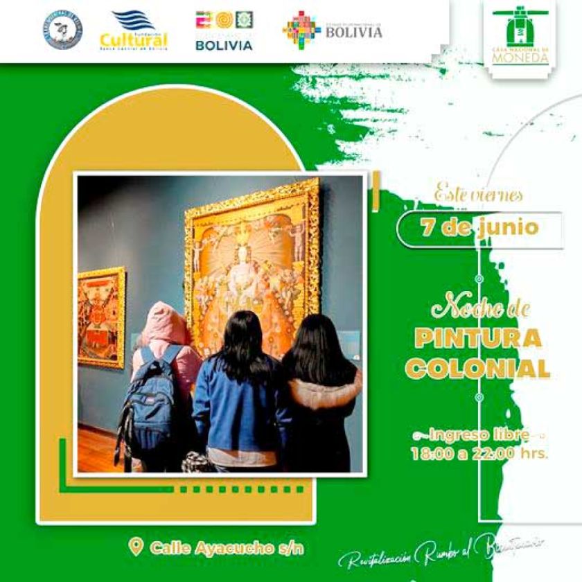 Casa de Moneda tendrá la "Noche de Pintura Colonial" 