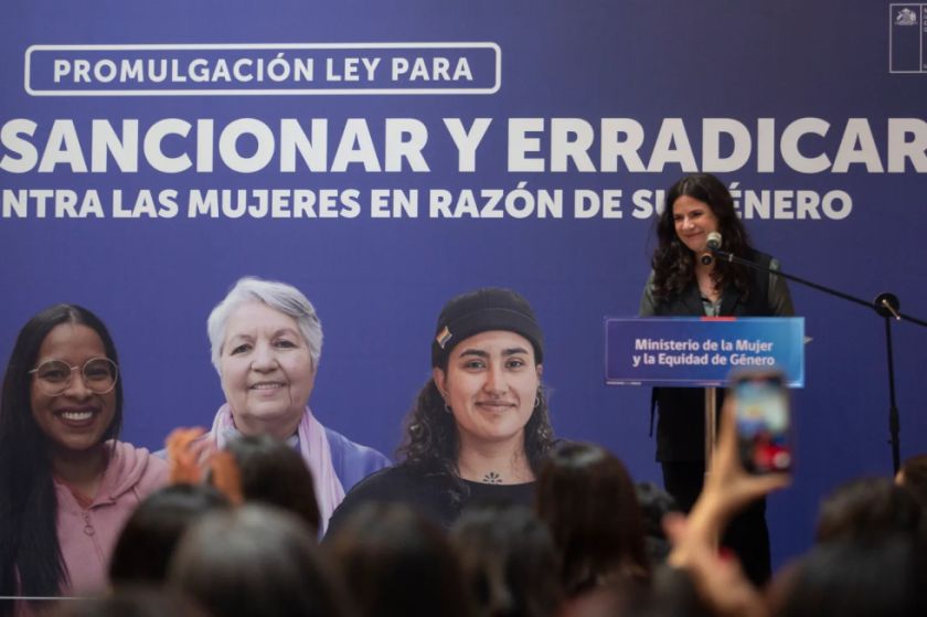 El Gobierno de Chile promulga la ley integral contra la violencia hacia las mujeres
