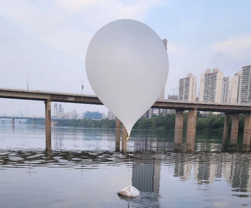 Corea del Norte ha retomado el envío al Sur de globos llenos de desechos
