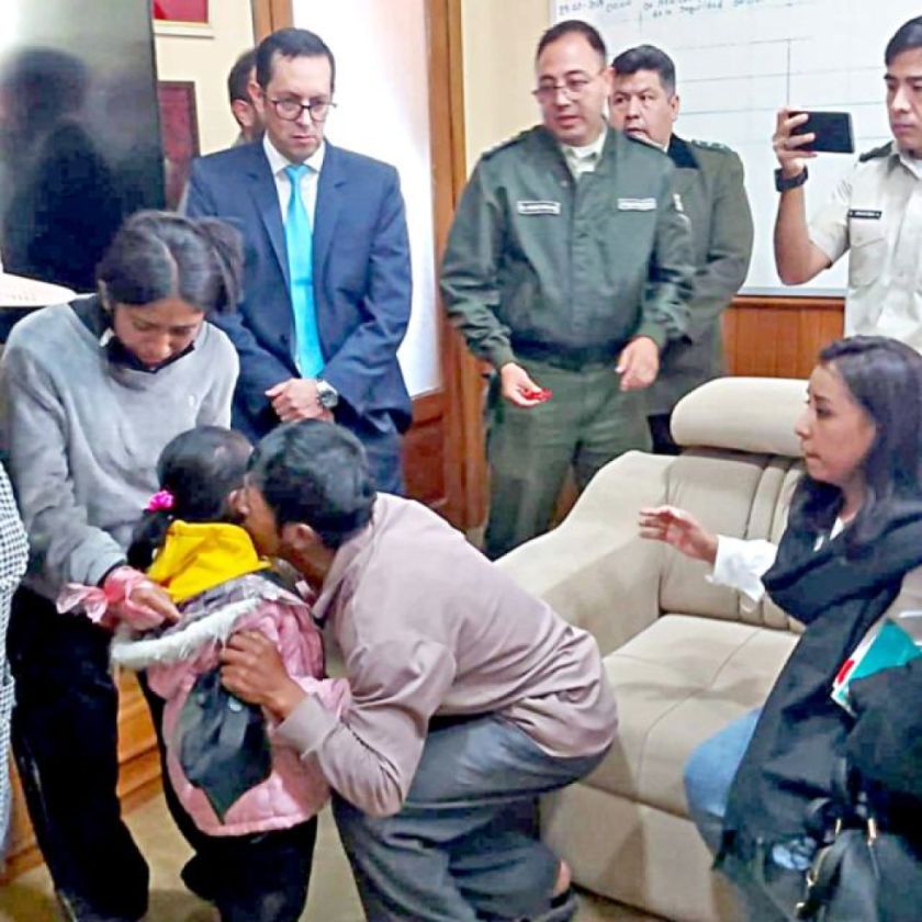 Aprehenden a dos sospechosos del rapto de Methabel en Sucre que apareció en Potosí