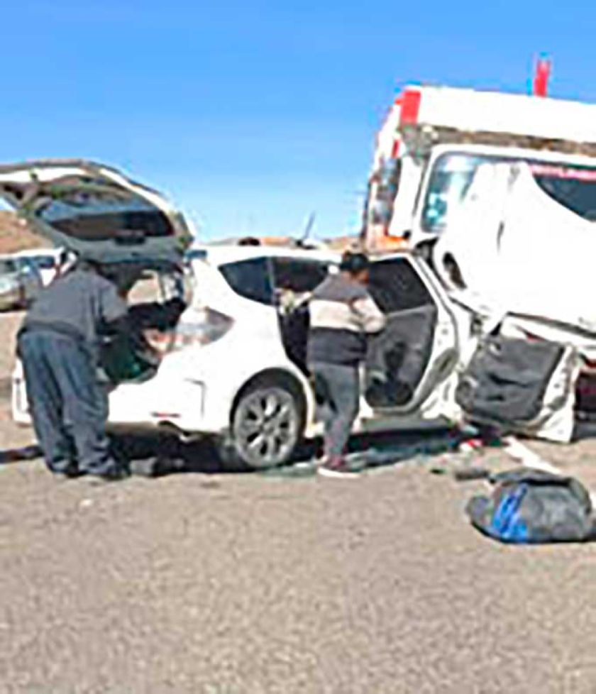 Tres personas pierden la vida luego de una colisión frontal