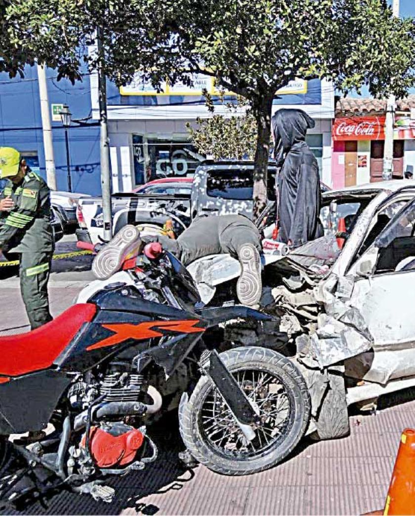 Este año, en el país, 3 de cada 10 accidentes ocurrieron en motos