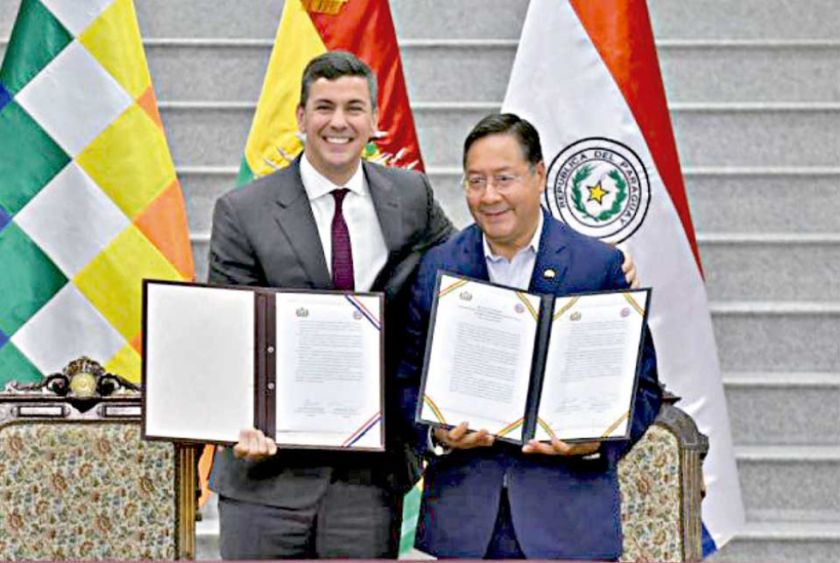 Bolivia y Paraguay sellan  acuerdos de cooperación 