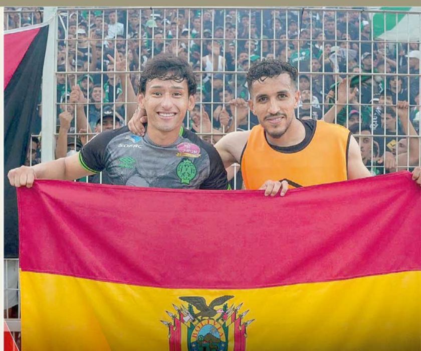 Boliviano Ábrego jugó poco, pero fue campeón en Marruecos