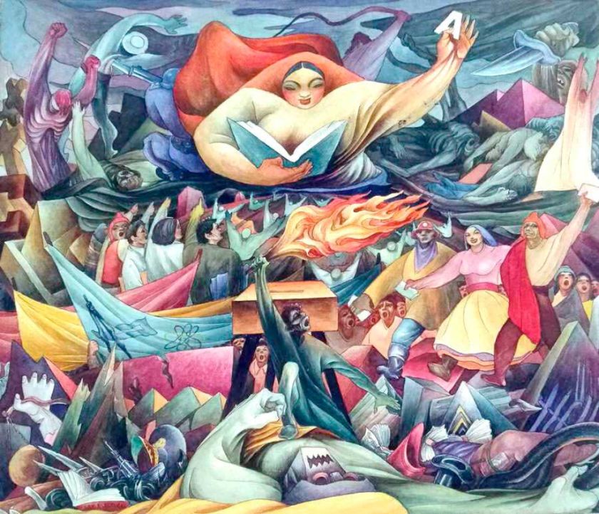 Museo Nacional de Arte exhibirá obra del “pintor de la revolución” Alandia Pantoja