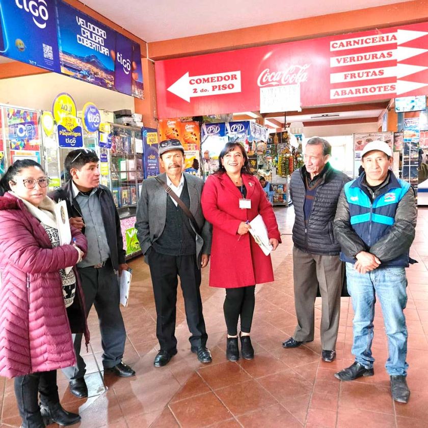 Implementan estraregia para tener "Mercados Saludables" en Potosí