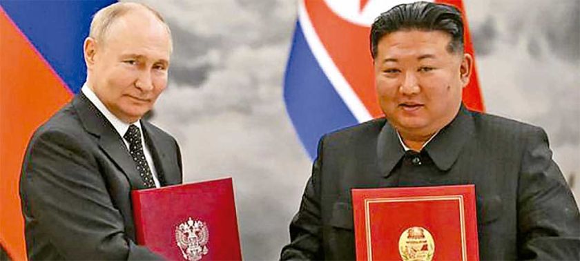 Kim y Putin oficializan  coalición militar mutua 