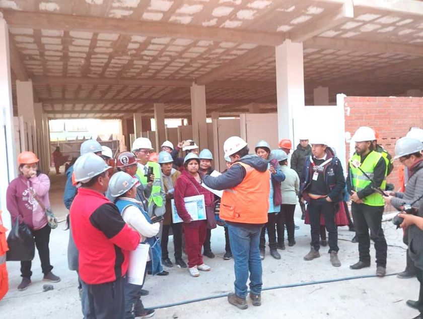 Confirman avance del 60% en la construcción del Chuquimia