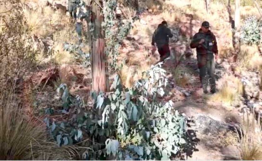 Hallan cadáver de un hombre que yacía en el bosquecillo de Huachacalla