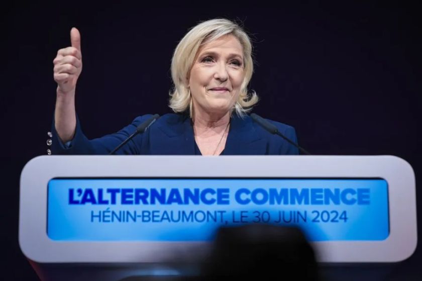 Victoria contundente de la ultraderecha de Marine Le Pen