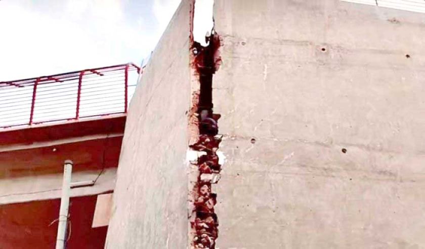 Las obras en el puente Villa Nazaret avanzan lentamente