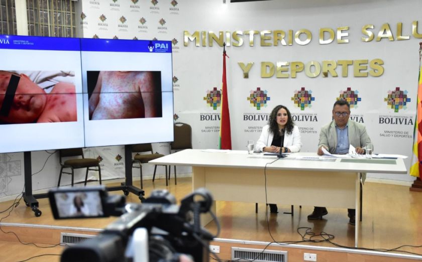 Declaran alerta epidemiológica en Bolivia ante un nuevo caso de sarampión en el país