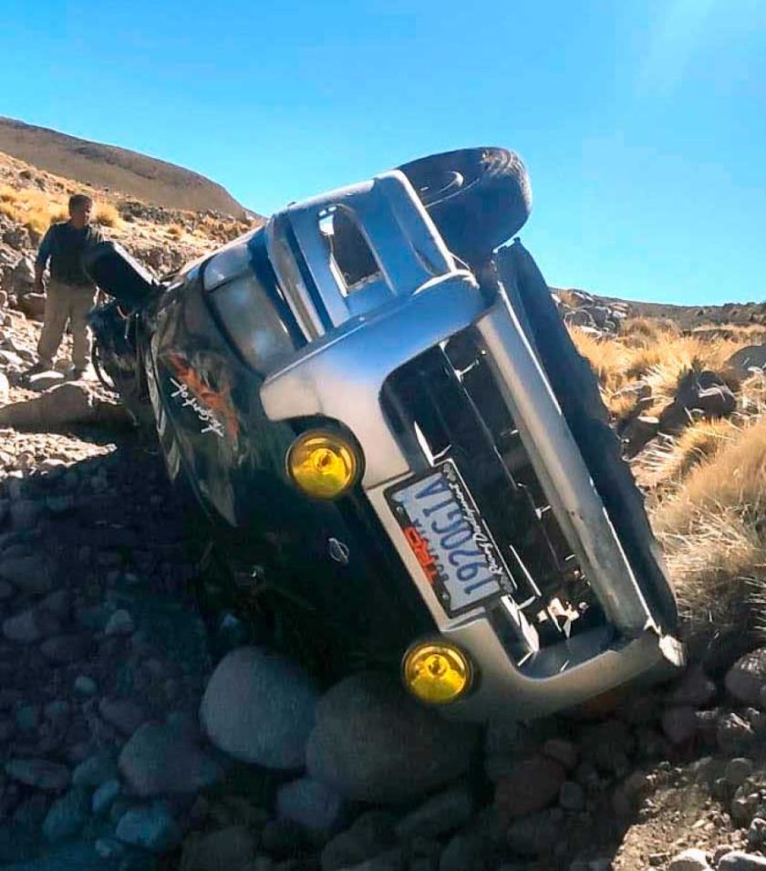 Encuentran un vehículo siniestrado y sin ocupantes