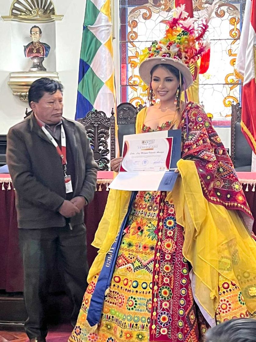 Luz Melyna Velarde se siente orgullosa de su tierra potosina