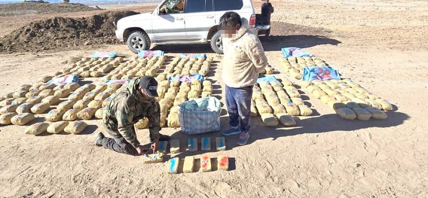 Detienen a un presunto "narco" que acarreaba 279 paquetes de droga