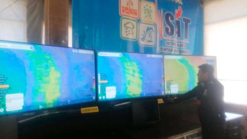 Potosí sufrirá vientos fuertes y temperaturas bajas esta jornada