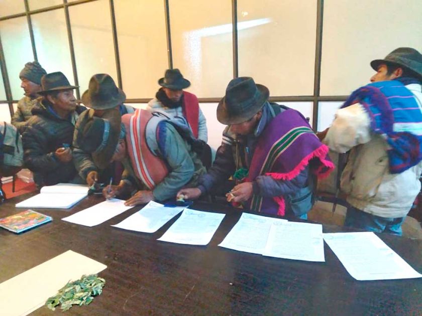 Bloqueo en Cuchu Ingenio fue levantado después de la firma de documento