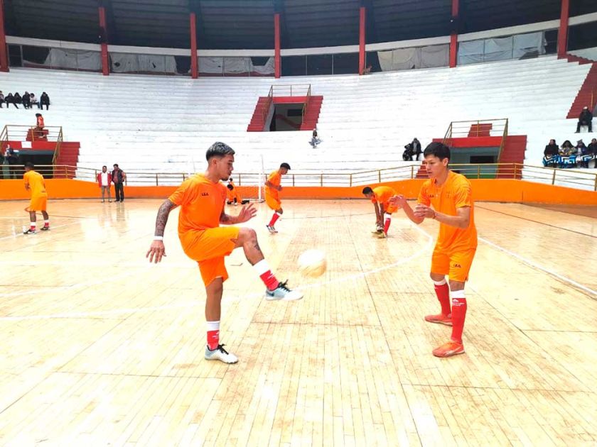 Córdova y Concepción trabajan enfocados en sus próximos retos de la Liga de futsal