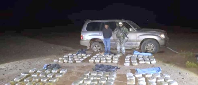 Felcn incauta 122 paquetes de marihuana en el sudoeste