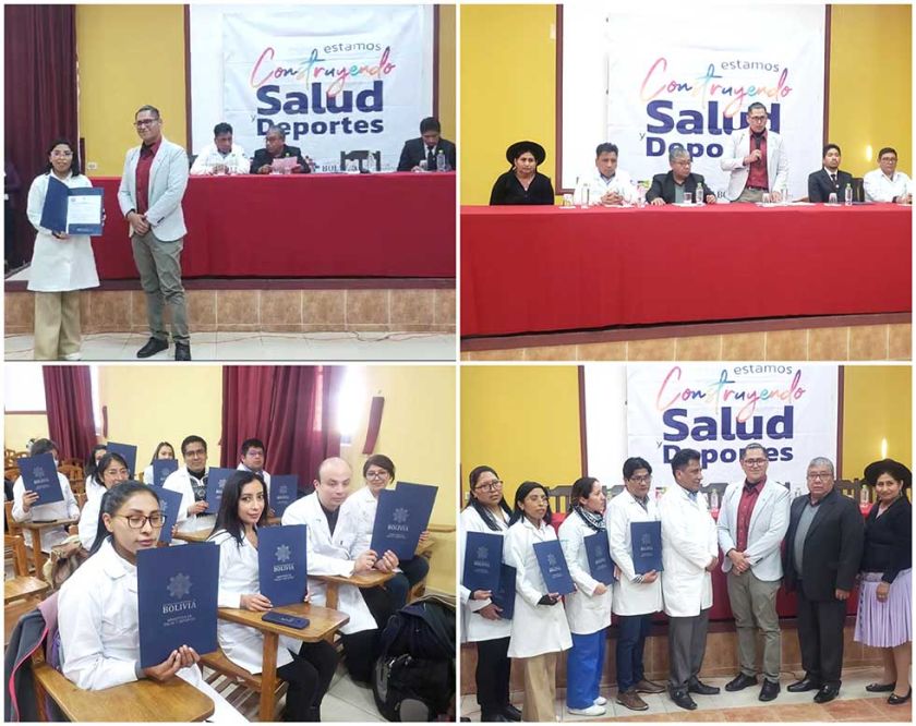 El Ministerio de Salud entrega 51 ítems de especialistas para Potosí