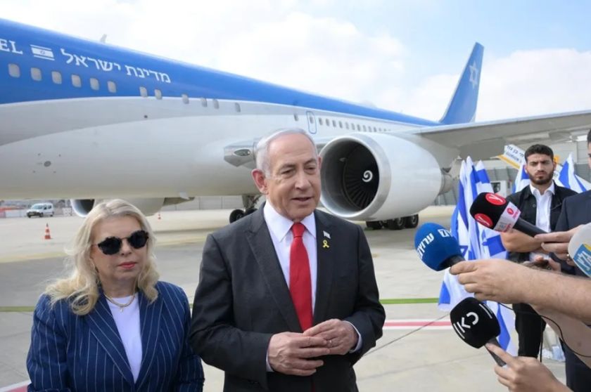 Netanyahu agradece apoyo de Biden a Israel antes de iniciar viaje rumbo a Washington