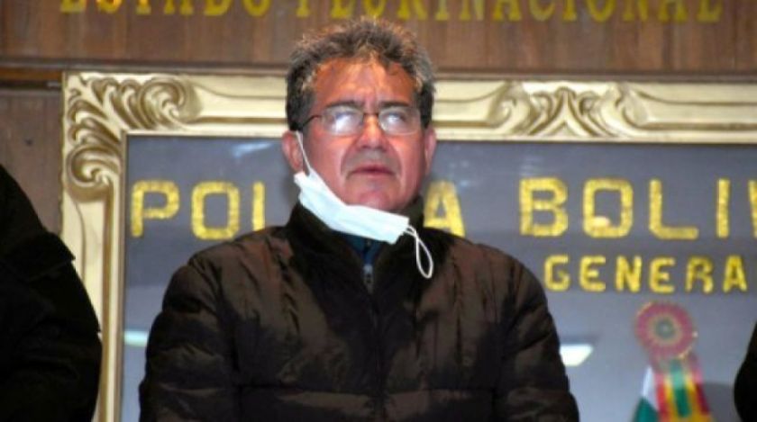 Solicitan detención preventiva con fines de extradición del exjefe antidrogas de Evo Morales