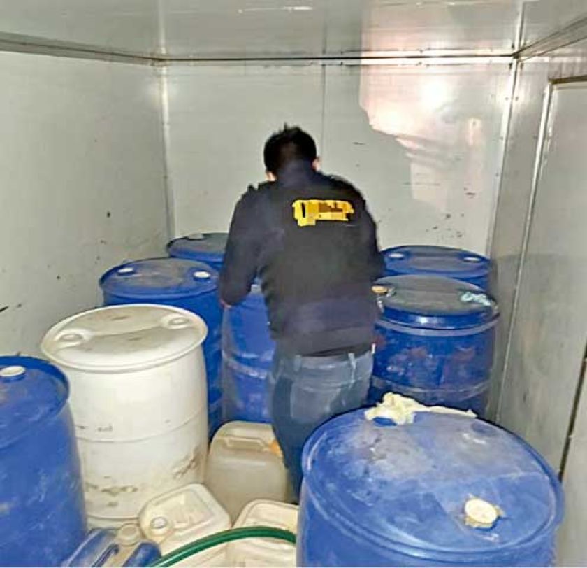 Liberan a chofer  con 1.200 litros  de gasolina