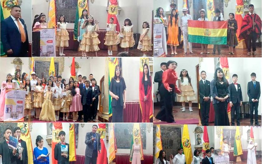 Destacan participación en gala poética "Rumbo al Bicentenario" en Potosí