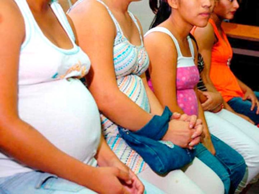 Reportan más de mil adolescentes embarazadas en lo que va del año
