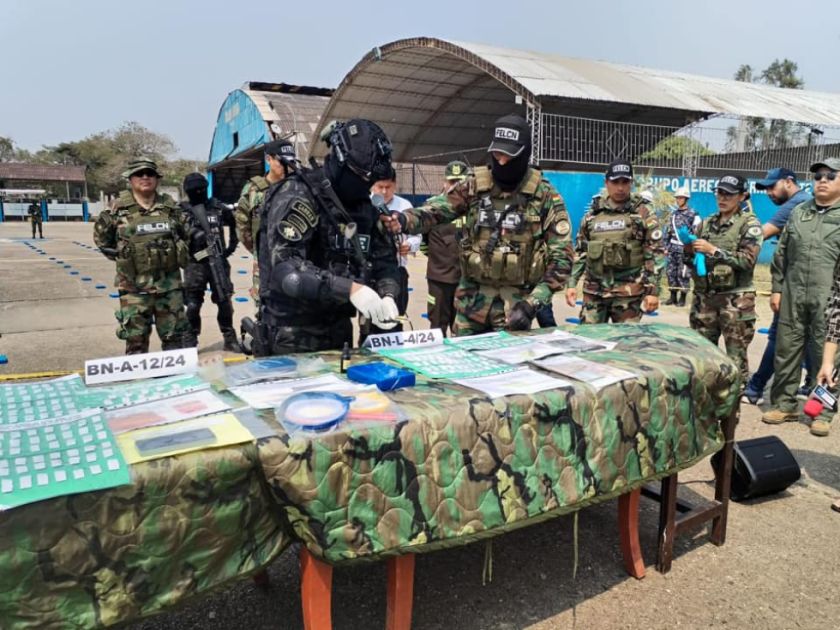 Beni: Operativos afectan al narcotráfico en más de $us 1,3 millones y aprehenden a tres personas  