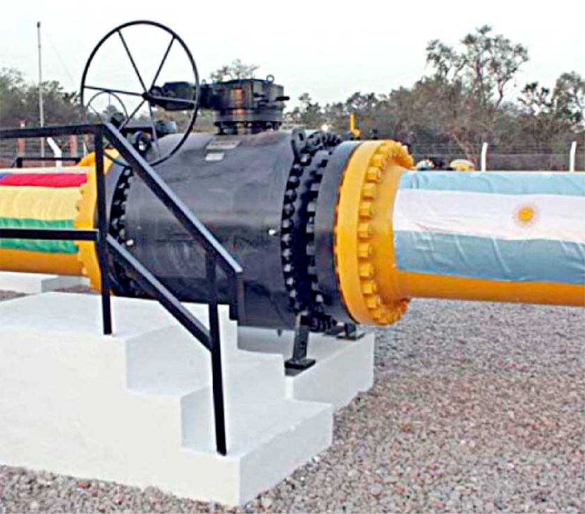 Argentina ultima obras para dejar gas boliviano