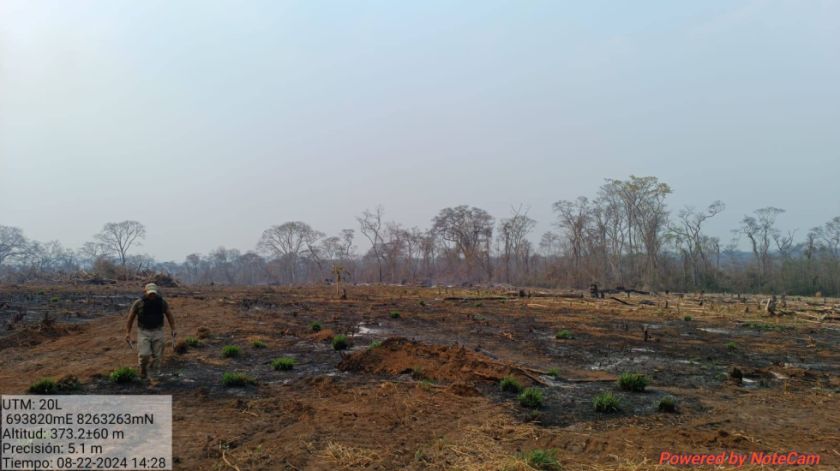 Atrapan a cinco acusados de provocar incendios en San Ignacio de Velasco