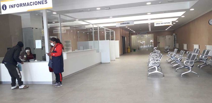 Mantienen uso del barbijo en el hospital