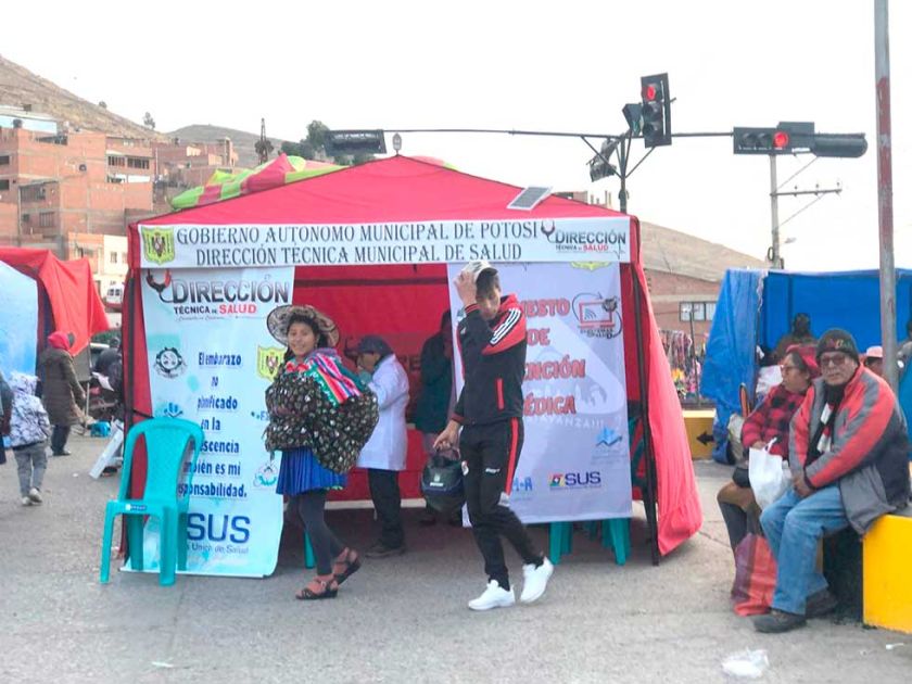 Personal sanitario está listo para atender a los fraternos en Ch'utillos