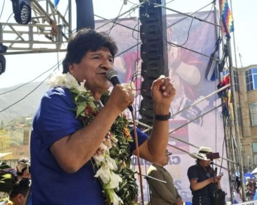 Evo Morales acusa al Gobierno de pretender sabotear el congreso del MAS en Villa Tunari