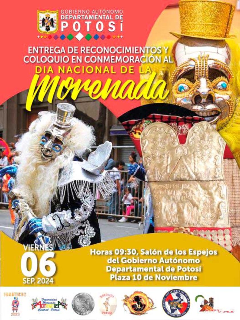 Habrá coloquio por el Día Nacional de la Morenada