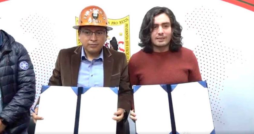 Gobernación y FEPP firman convenio para apoyar a la FEIPOBOL en Potosí