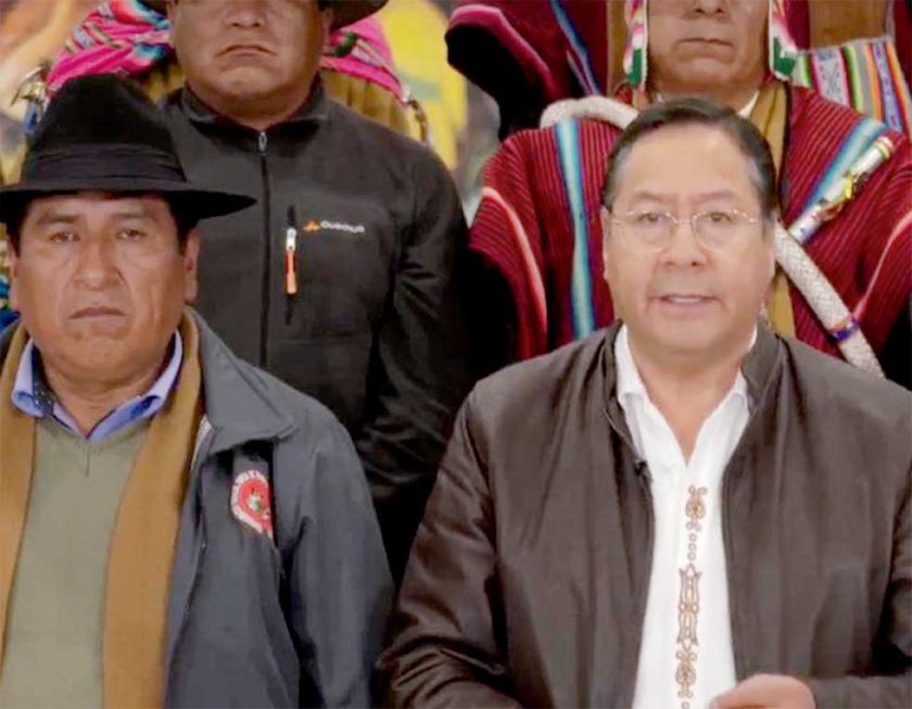 Comienzan protestas y Arce acusa a Evo de arriesgar vidas