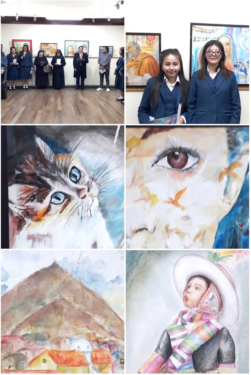 Alumnas presentan muestra en homenaje a San Agustín