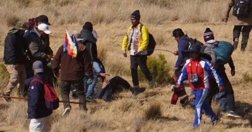 Policía inicia investigación sobre hechos violentos en marcha liderada por Evo Morales