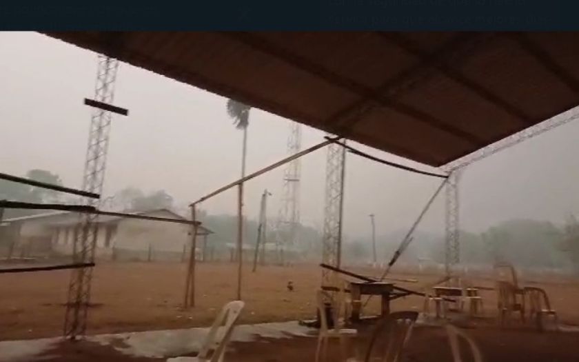 Reportan lluvias en algunas regiones de Santa Cruz azotadas por el fuego