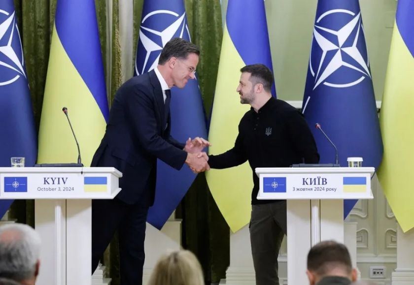 Rutte, en Kiev: “He venido a dejar muy claro que la OTAN está con Ucrania”