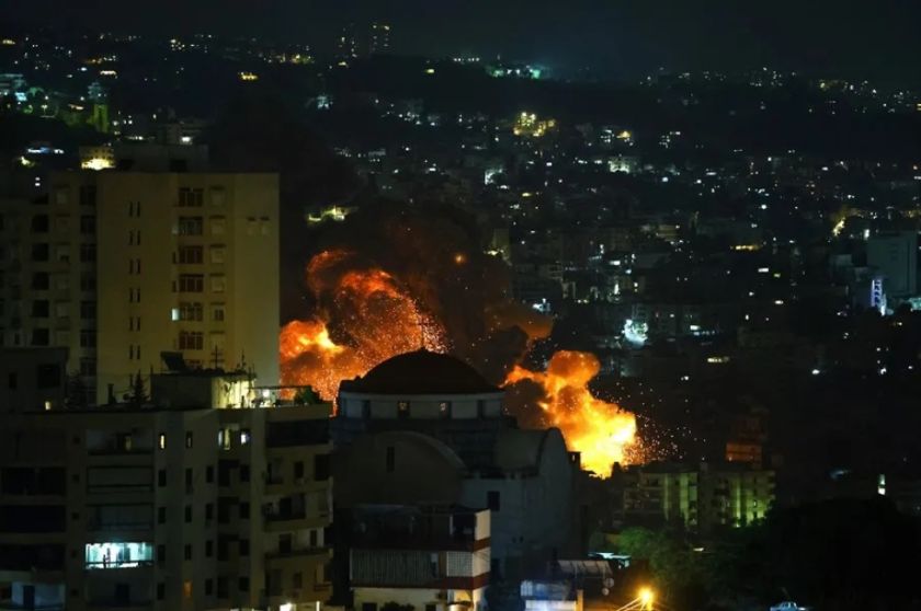 Los suburbios de Beirut viven su noche “más violenta” con 30 bombardeos