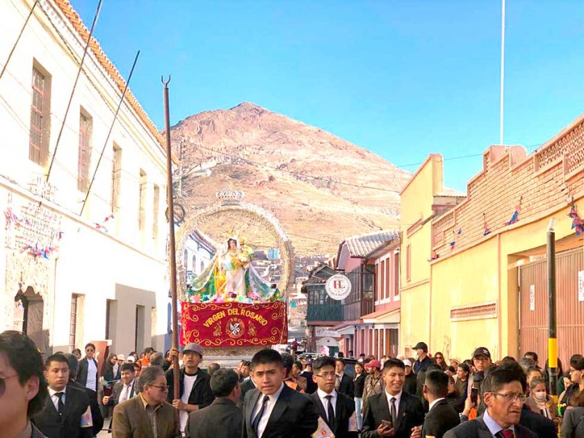 Se vive la Fiesta de la Virgen de Nuestra Señora del Rosario