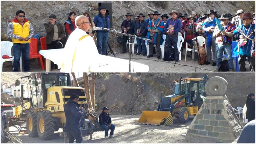 Entregan maquinaria al distrito 14, subalcaldía de Chulchucani