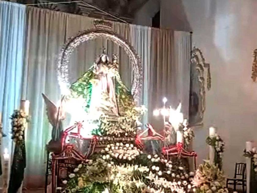 Nuestra Señora del Rosario sale hoy en procesión por las calles
