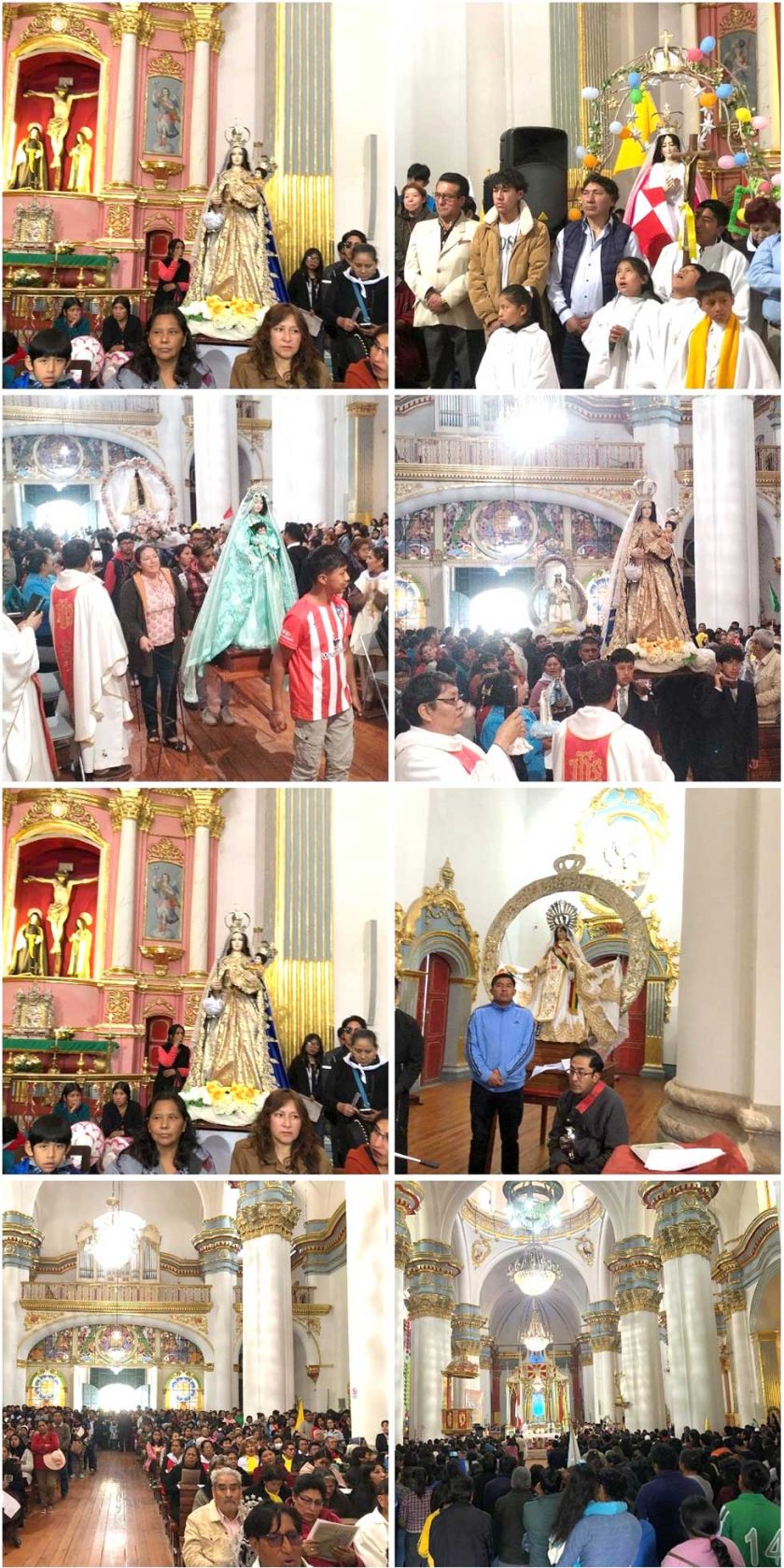 El Jubileo Mariano en Potosí se vivió con fe y devoción en la Catedral