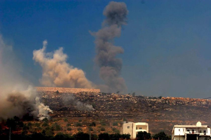 Hizbulá se atribuye el lanzamiento de 50 cohetes desde el Líbano hacia el norte de Israel